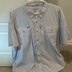 Poncho Men’s Short Sleeve Button Down